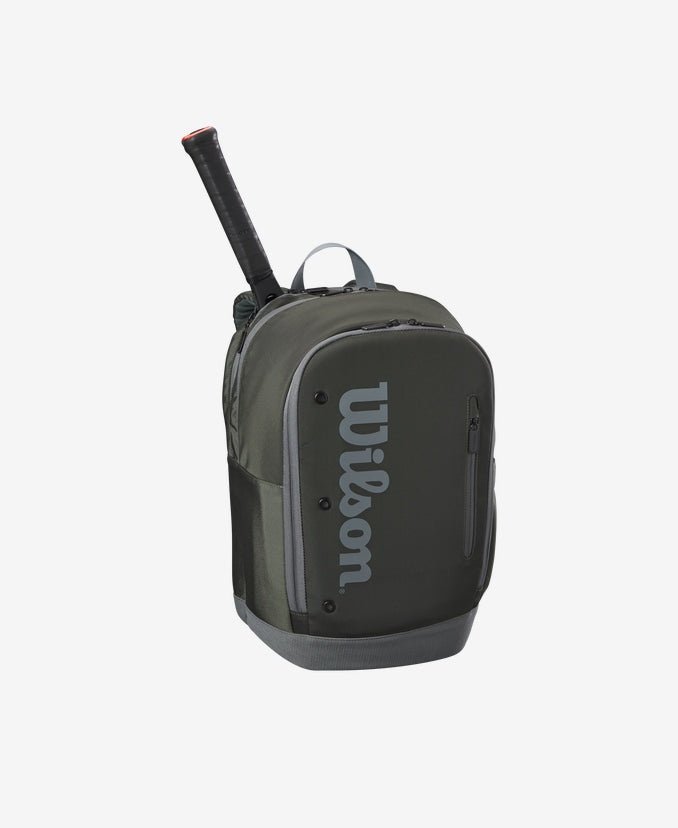Wilson Tour Backpack - Premium Tennis & Sports Gear for Men & Women | Durable Dark Green Design | Perfect for Tennis Matches, Gym & Travel Accessories