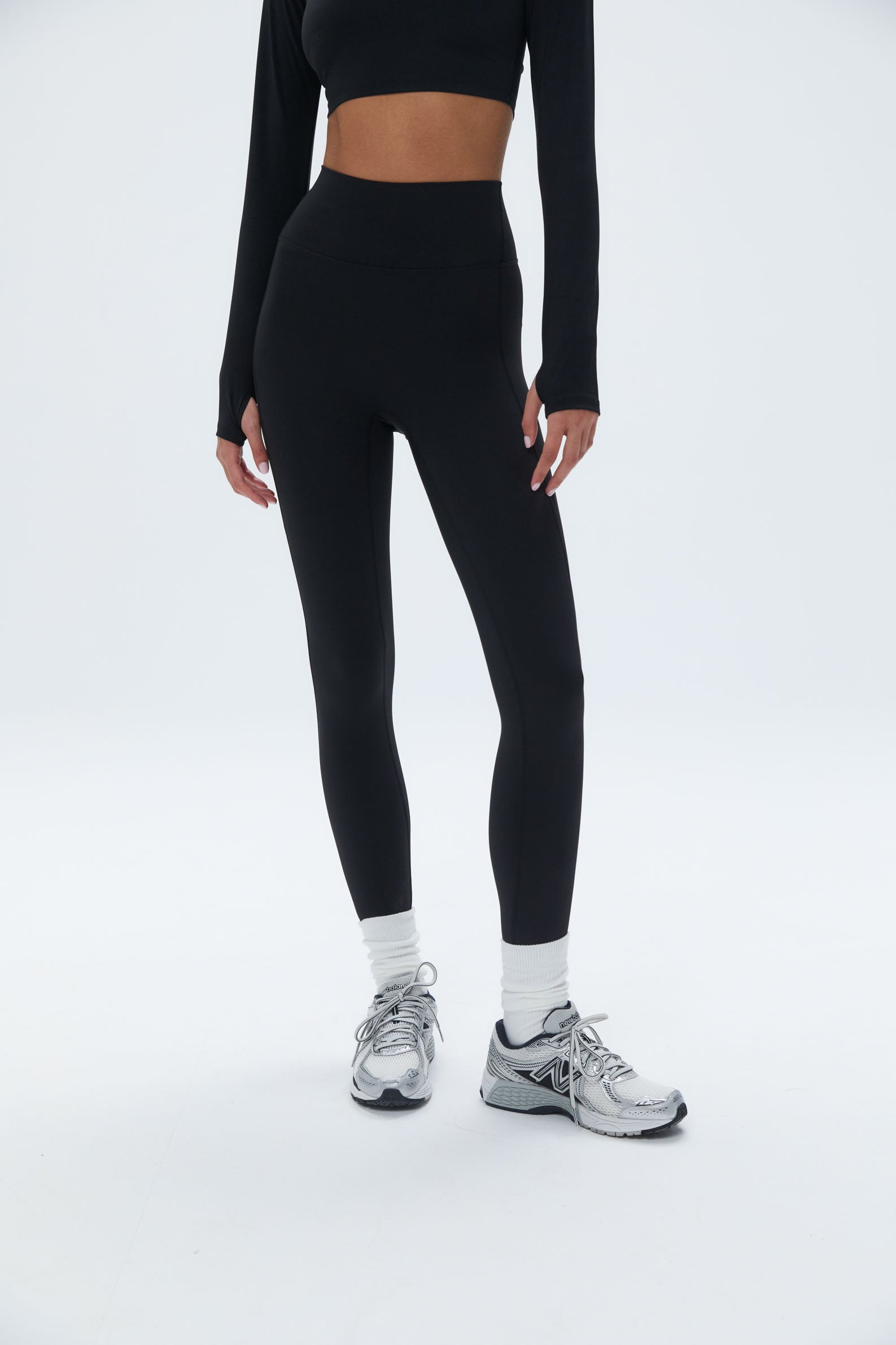 Ultimate Pocket Leggings for Women - High Waisted Yoga Pants with Side Pockets - Black Workout Leggings for Running, Gym & Lounge