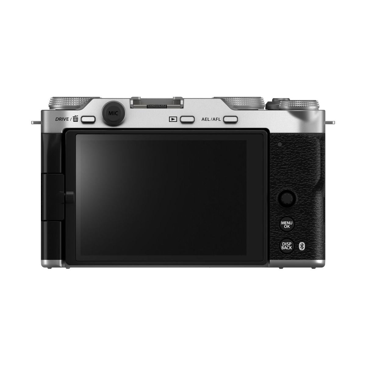 Fujifilm X-M5 Mirrorless Digital Camera with 15-45mm Lens Kit - Silver | 26.1MP APS-C Sensor, 4K Video, Compact & Lightweight for Travel, Vlogging & Street Photography