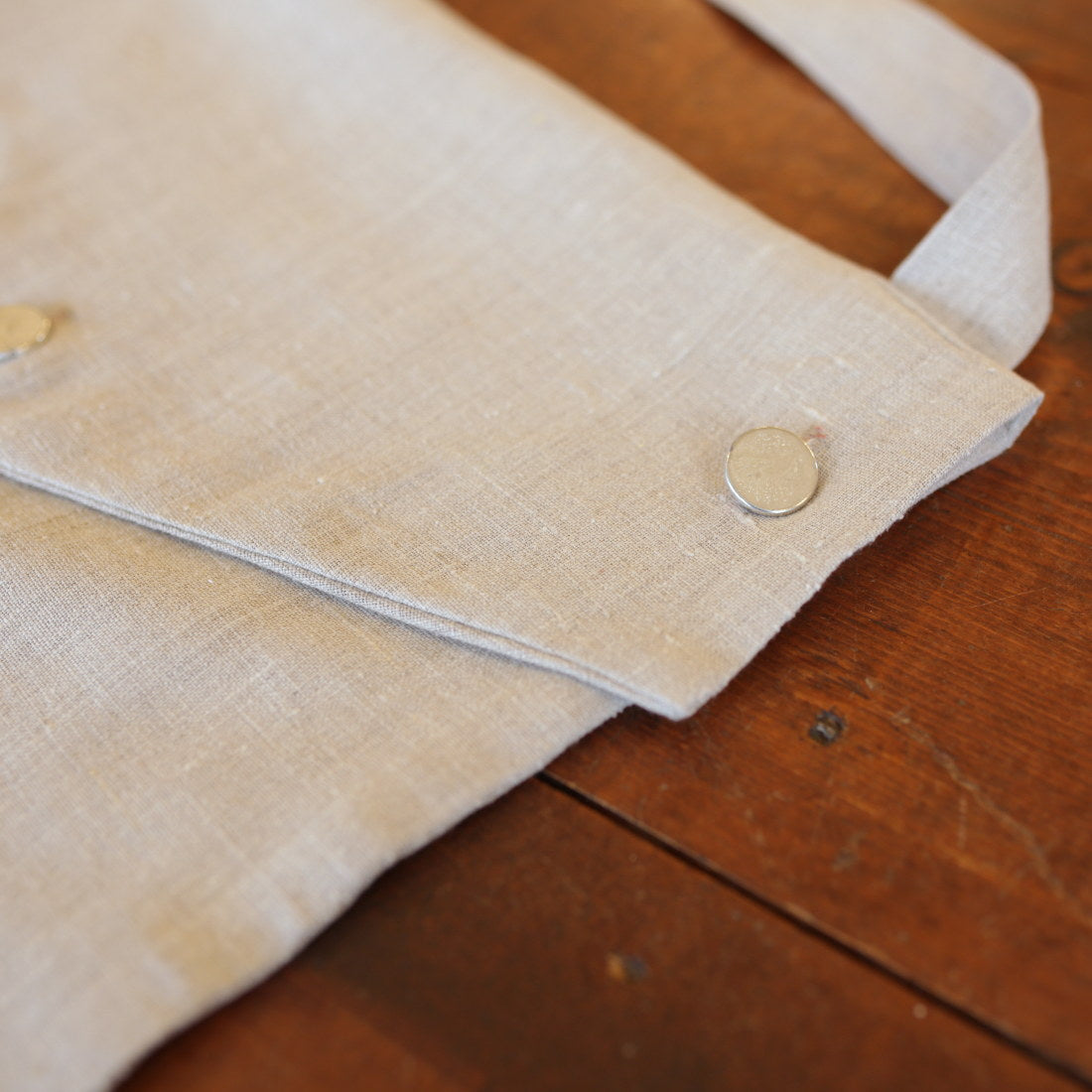 Natural Linen Haversack - Lightweight & Durable Crossbody Bag for Women & Men - Perfect for Travel, Hiking, and Everyday Use