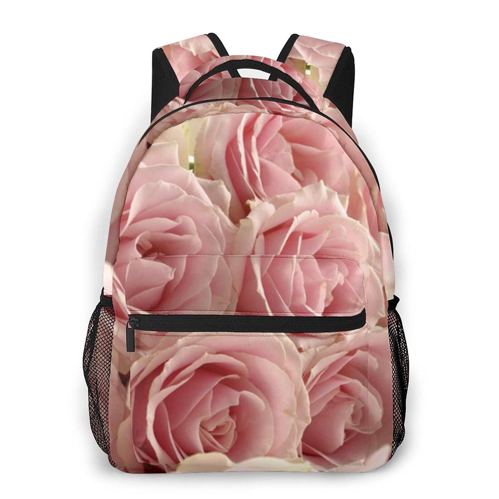 Pink Roses Backpack for Women & Men - Travel, School, Work