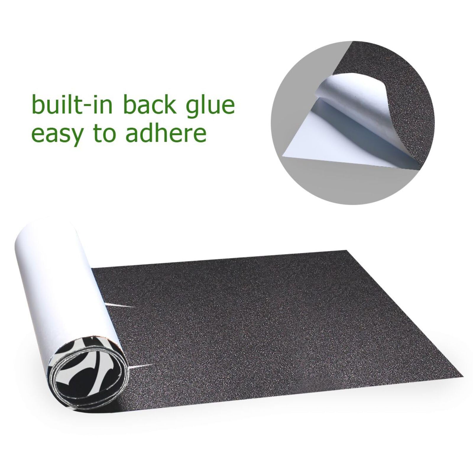 White Spider Non-Slip Skateboard Grip Tape 33x9 Inch - Durable Scooter & Longboard Grip Sheet, Sandpaper for Rollerboard - Perfect for Skateboarding, Scootering, and Longboarding