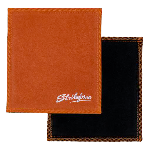 KR Strikeforce Shammy Leather Pad Orange/Black - Premium Gun Cleaning & Maintenance Accessory for Firearms, Rifles & Pistols - Perfect for Range Days & Hunting Trips