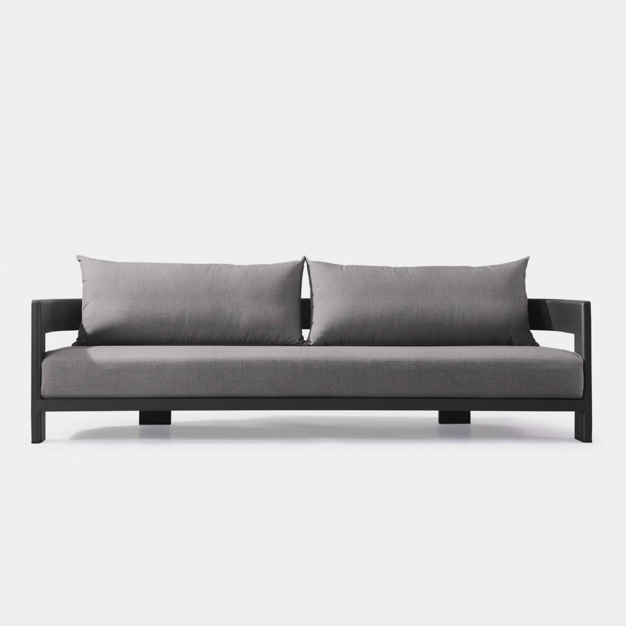 Victoria Aluminum 3-Seat Outdoor Patio Sofa Set - Modern Garden Furniture for Backyard, Poolside & Balcony Relaxation