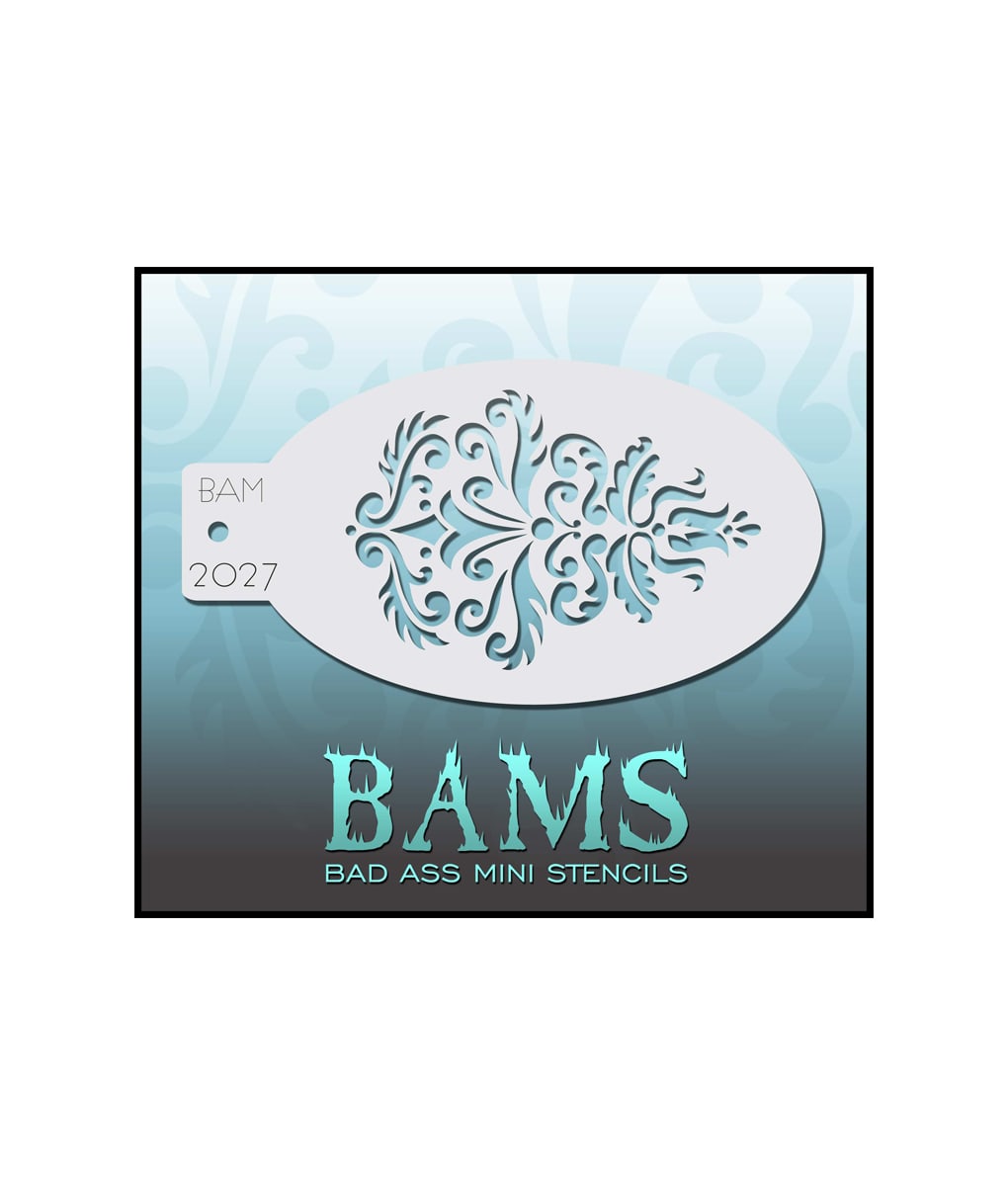 Bad Ass Mini Stencils™ - Premium Reusable Craft Stencils for DIY Projects, Scrapbooking & Home Decor | Perfect for Artists, Crafters & DIY Enthusiasts