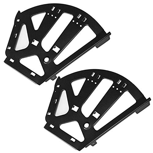 2Pcs Heavy Duty Iron Shoe Cabinet Hinges for 2/3 Layer Flip Frame Rack Shelf - Black/Grey Home Shoe Rack Hardware Accessories (3 Layers Black) - Perfect for Closet Organizers & Shoe Storage Solutions