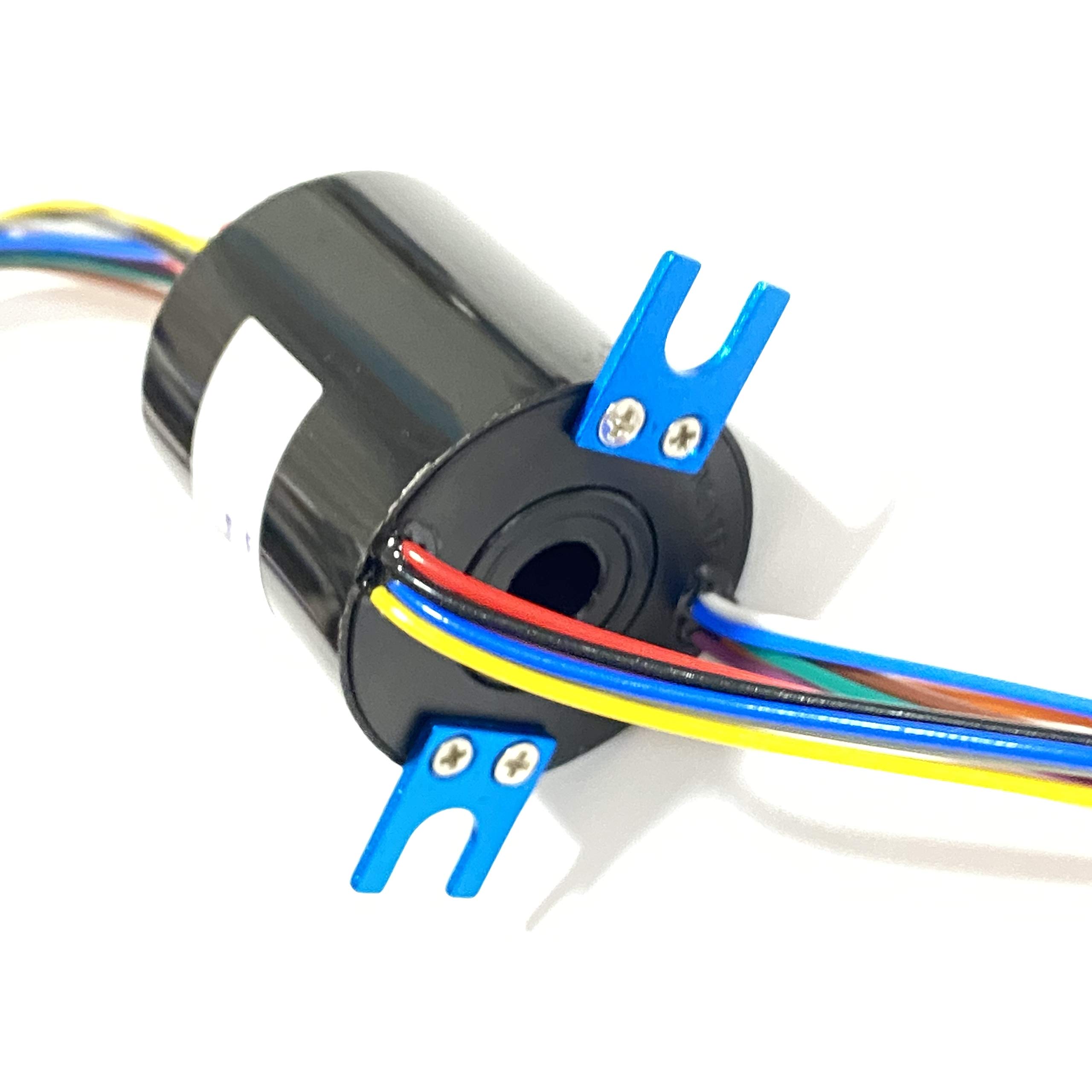 Taidacent 8mm 12-Wire 5A Slip Ring - Rotary Electrical Connector for Robotics & Automation