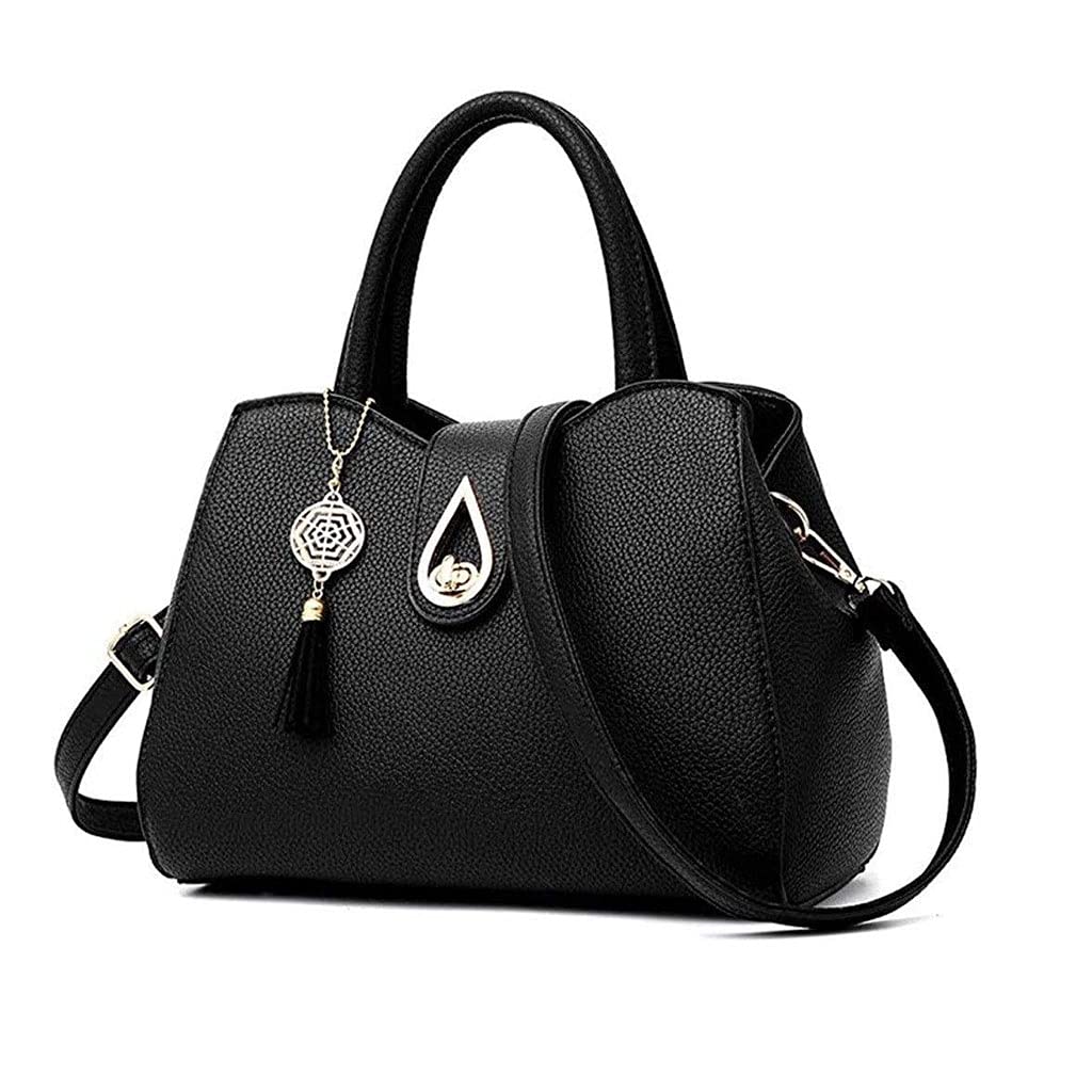 Stylish Women's PU Leather Handbags & Purses - Top Handle Satchel Tote Shoulder Bags for Work, Travel & Everyday Use