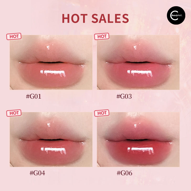 Gogotales Gemstone Gloss Lip Lacquer - Shiny Long-Lasting Lip Gloss with Natural Oils | Perfect for Daily Wear, Parties & Special Occasions