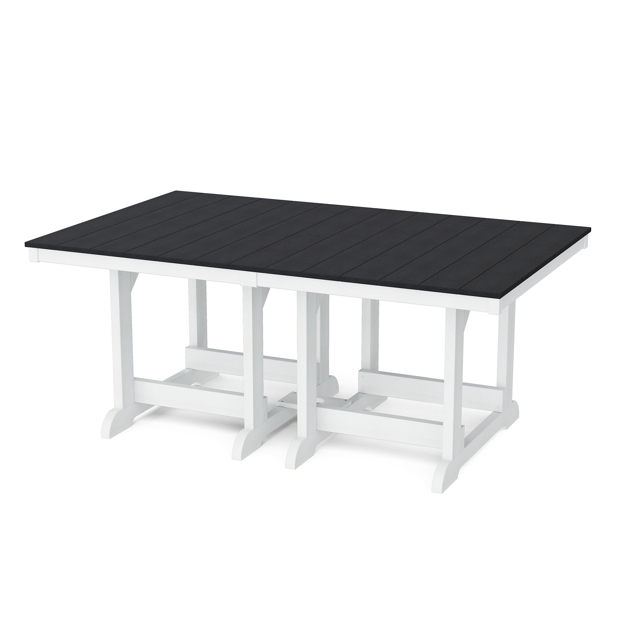 Heritage 44x72 Inch Solid Wood Dining Table - Rustic Farmhouse Style for Kitchen, Dining Room & Outdoor Entertaining
