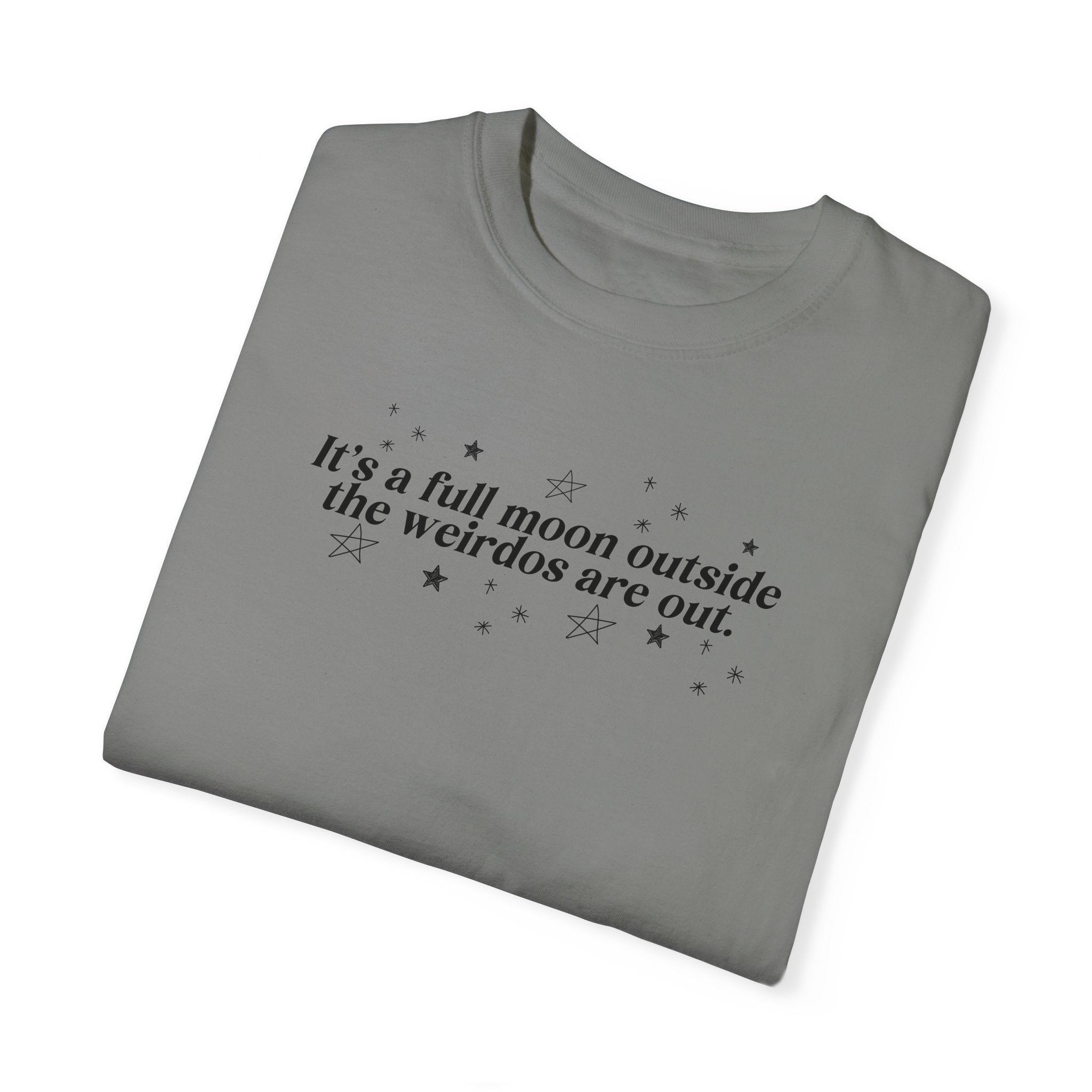 Full Moon Graphic T-Shirt for Men & Women - Trendy Space & Astronomy Themed Tee for Casual Wear, Gifts & Stargazing Events