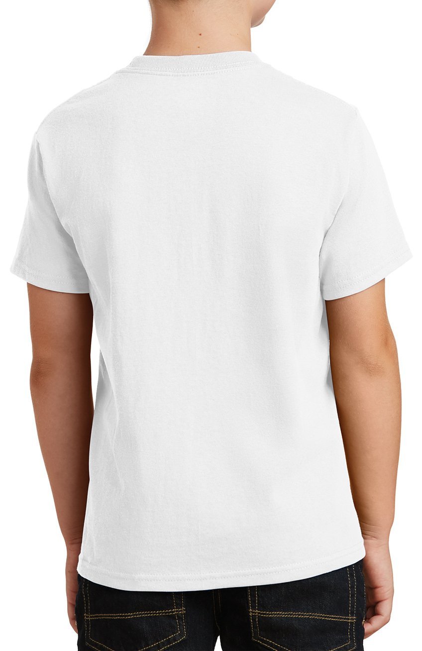 Youth Short Sleeve Soft Classic Core Cotton Tee - Comfortable Basic T-Shirt for Boys & Girls - Perfect for School, Playdates & Everyday Wear