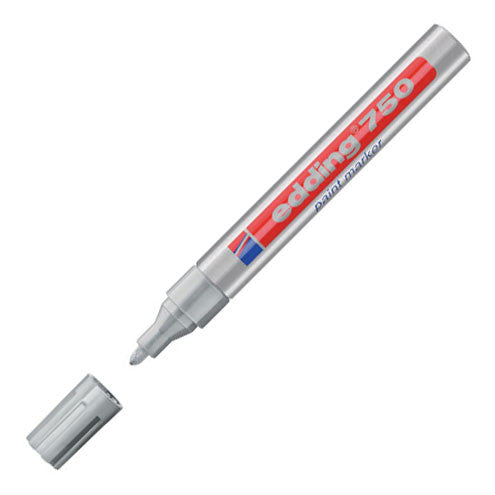 edding 750 Paint Marker Pen - Permanent, Waterproof & Quick-Drying for DIY Crafts, Signs & Industrial Labeling