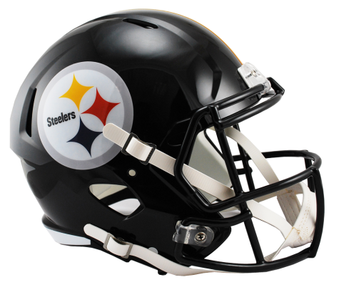 Official Pittsburgh Steelers Speed Replica Helmet - NFL Football Collectible for Fans & Sports Enthusiasts - Perfect for Game Day, Tailgating, and Home Decor