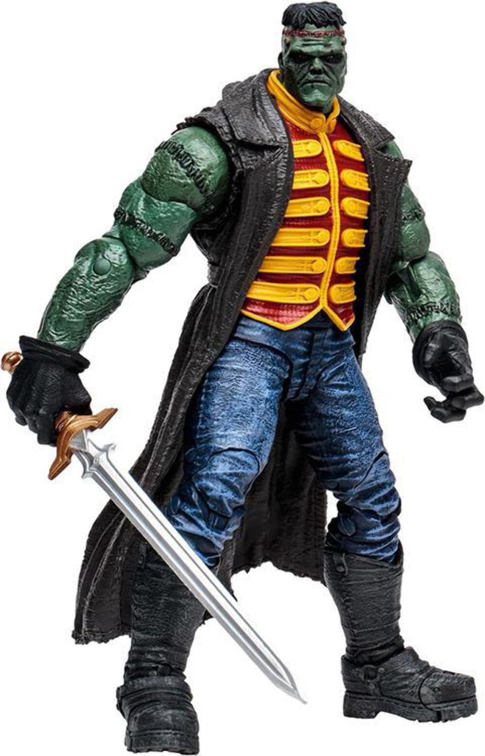 McFarlane Toys DC Comics Collector Megafig WV4 Frankenstein Action Figure - Premium Collectible for DC Fans & Display Shelf Decor