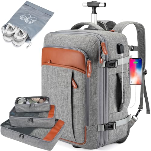 (A-grey With 4 Packing Cubes)