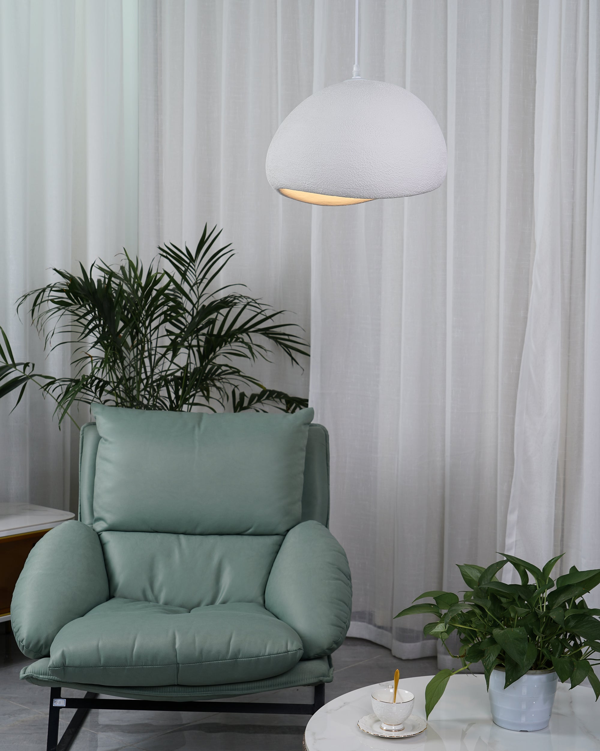 Cloud Pendant Light - Modern B-Shaped Hanging Lamp for Kitchen Island, Dining Room, or Bedroom Lighting