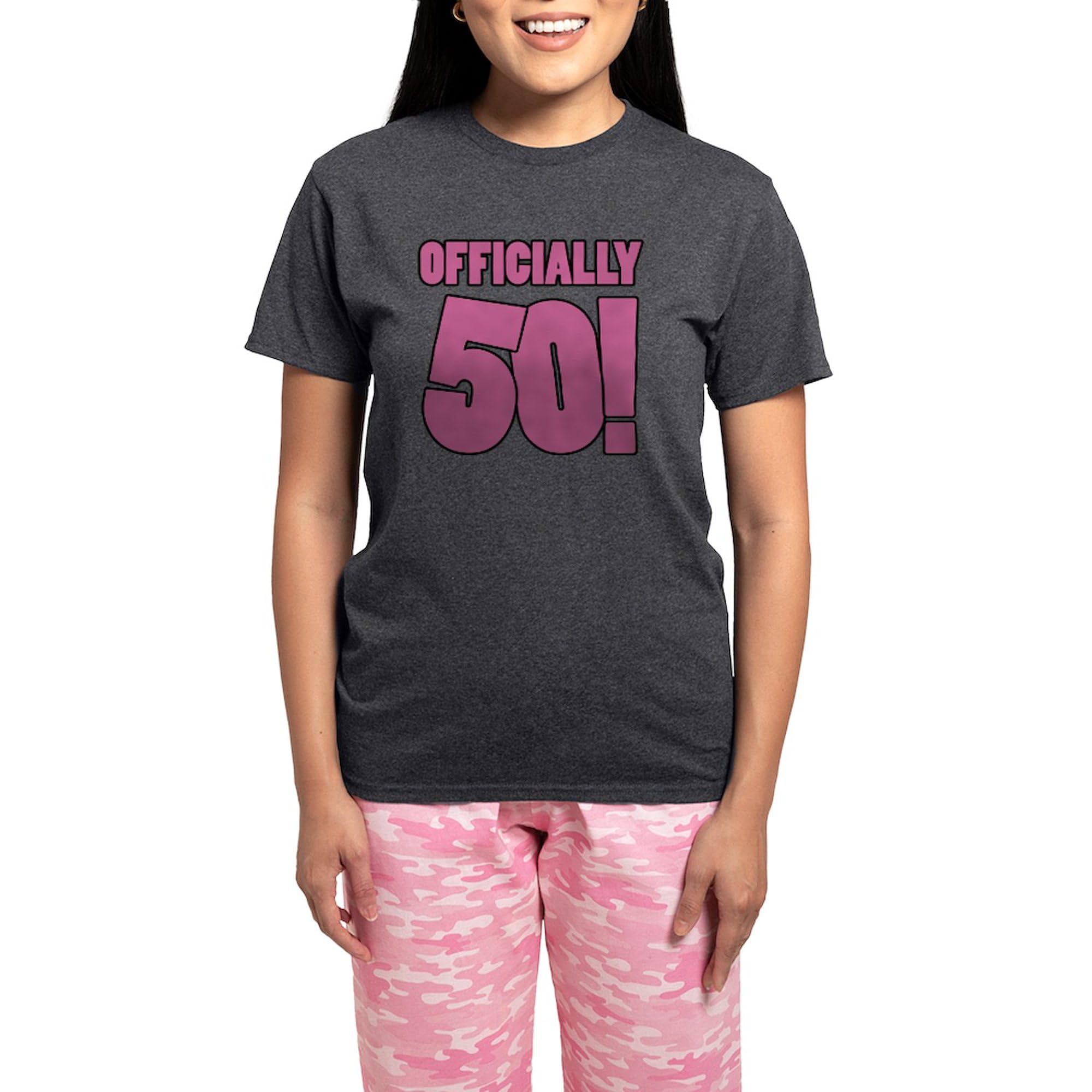 50th Birthday Pajamas for Women - Funny & Novelty Charcoal Lounge Set - Perfect for Birthday Gifts, Sleepovers & Relaxing at Home