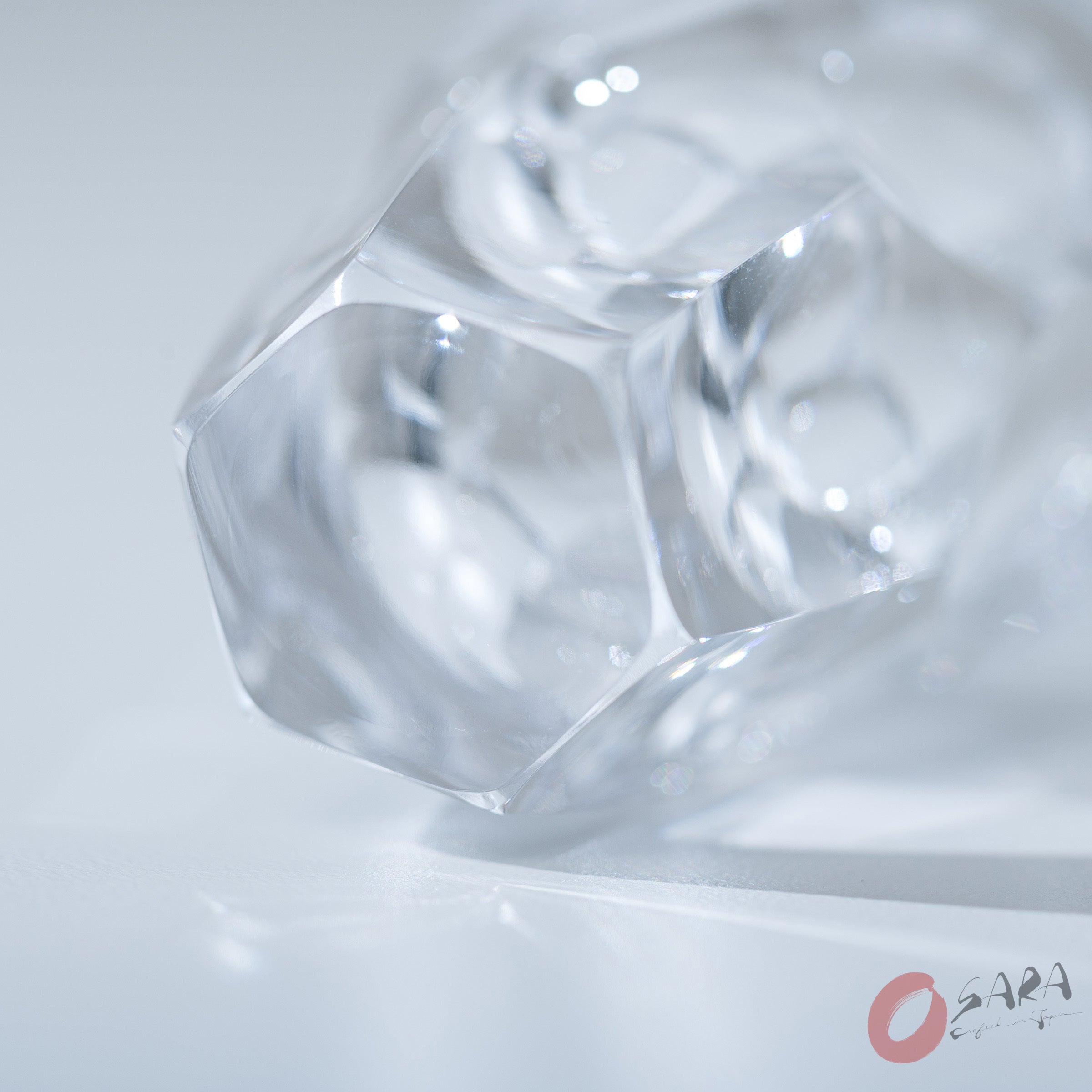 KAGAMI Japanese Handmade Crystal Shot Glass - 40ml, Elegant & Durable for Whiskey, Cocktails & Gifts | Perfect for Home Bar, Parties & Special Occasions