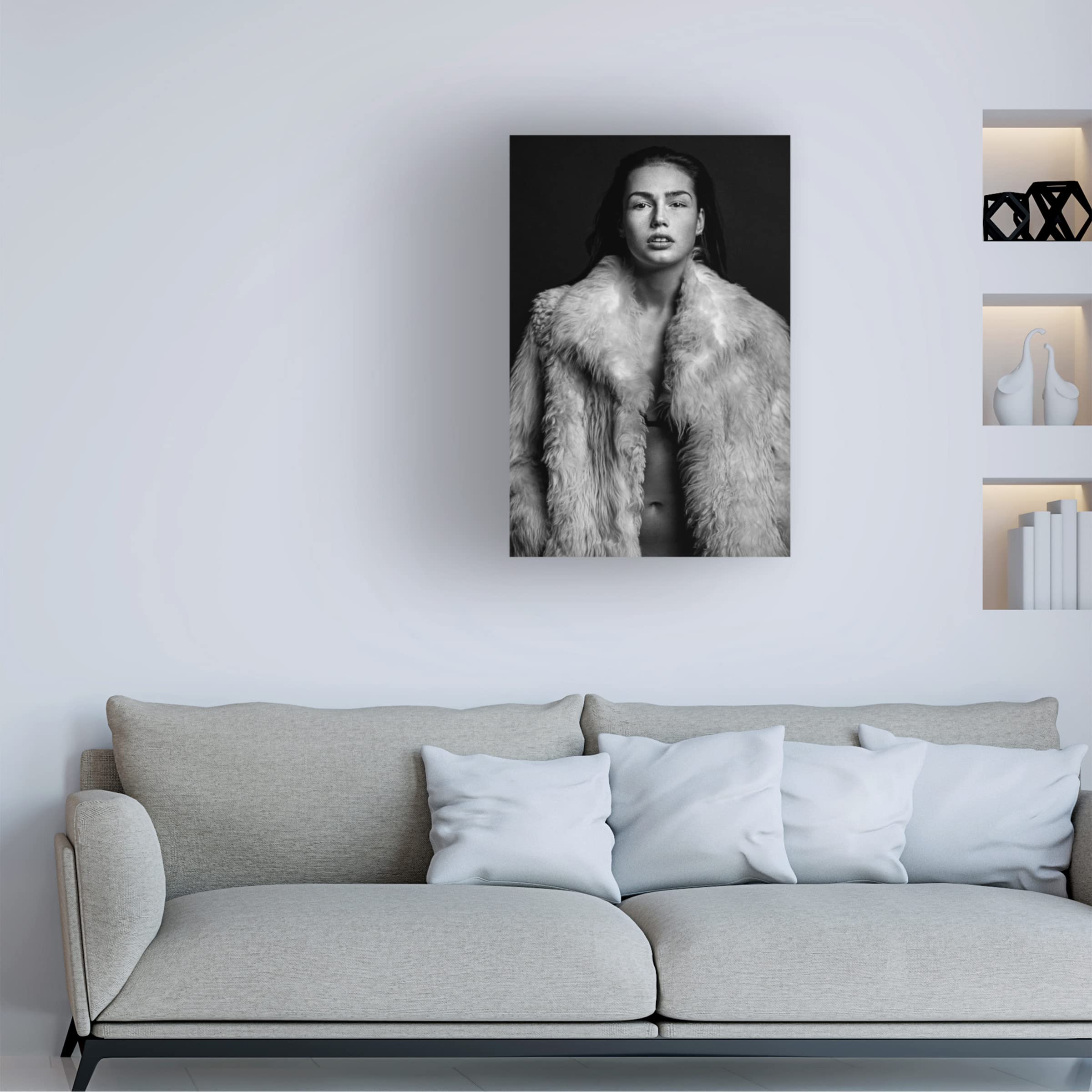 Trademark Fine Art 'Romi' Canvas Wall Art by Martin Krystynek - Modern Abstract Painting for Living Room, Bedroom & Office Decor