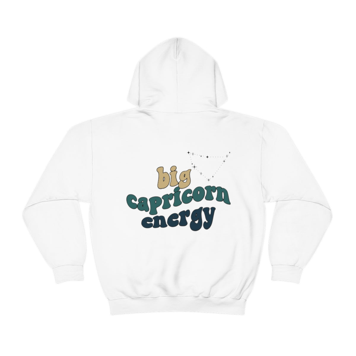 Capricorn Zodiac Hoodie - Big Capricorn Energy Sweatshirt for Astrology Lovers | Perfect Christmas Gift for Capricorn | Cozy Winter Wear & Casual Outfit