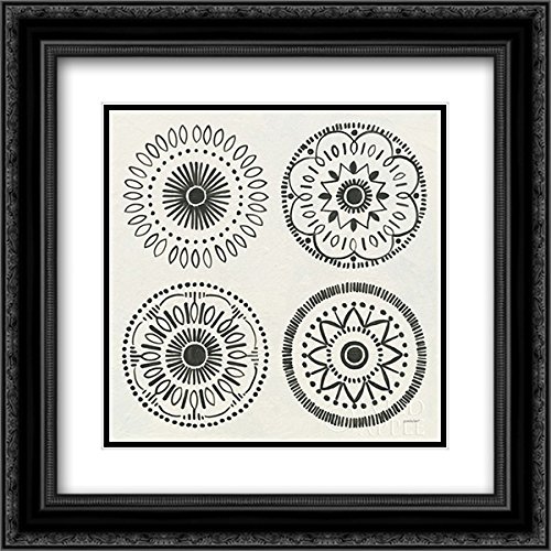 Kami IX - 15x15 Black Ornate Framed & Double Matted Museum Art Print by Kathrine Lovell | Premium Wall Decor for Living Room, Bedroom & Office