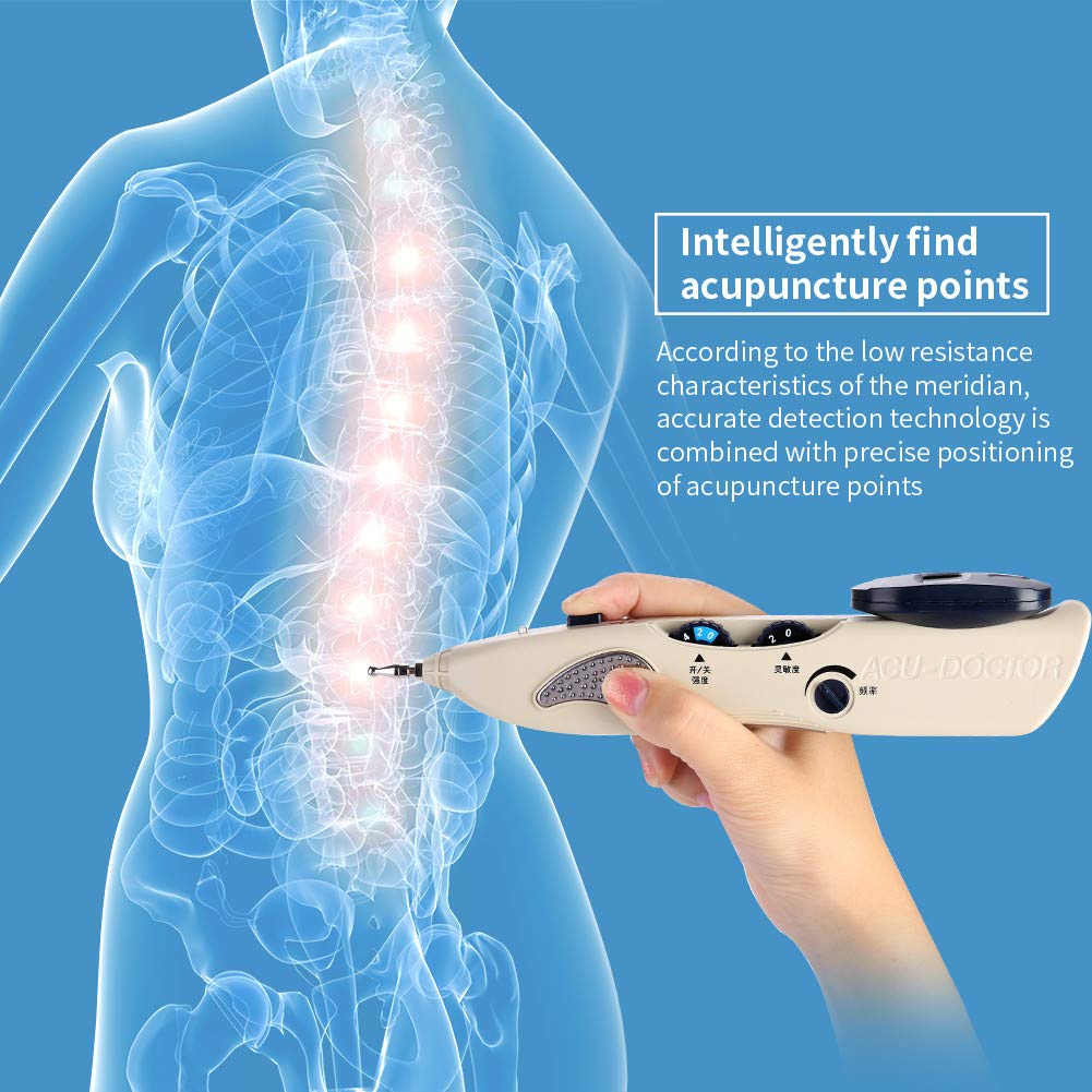Rechargeable Cordless Acupuncture Pen - Electronic Massage Therapy Device for Pain Relief, Meridian Stimulation & Health Care | Portable Acupressure Tool for Muscle Relaxation, Stress Relief & Home Wellness