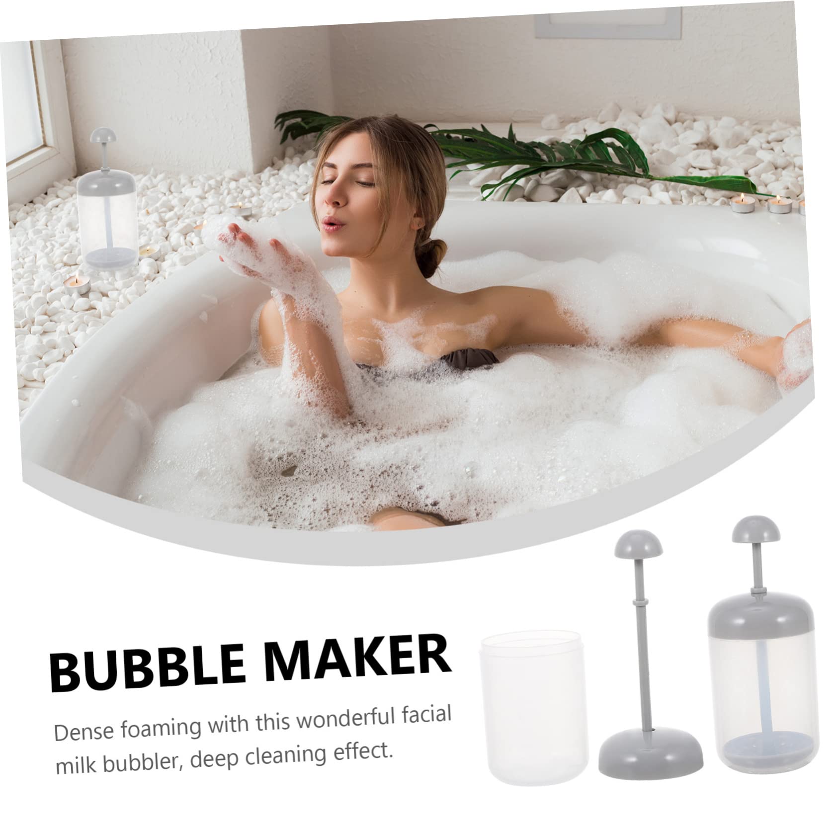 2PCS Portable Face Wash Bubble Maker - Foam Cleansing Cup for Facial Cleansing, Shampoo & Dishwashing | Travel-Friendly Skincare Tool for Home & On-The-Go Use