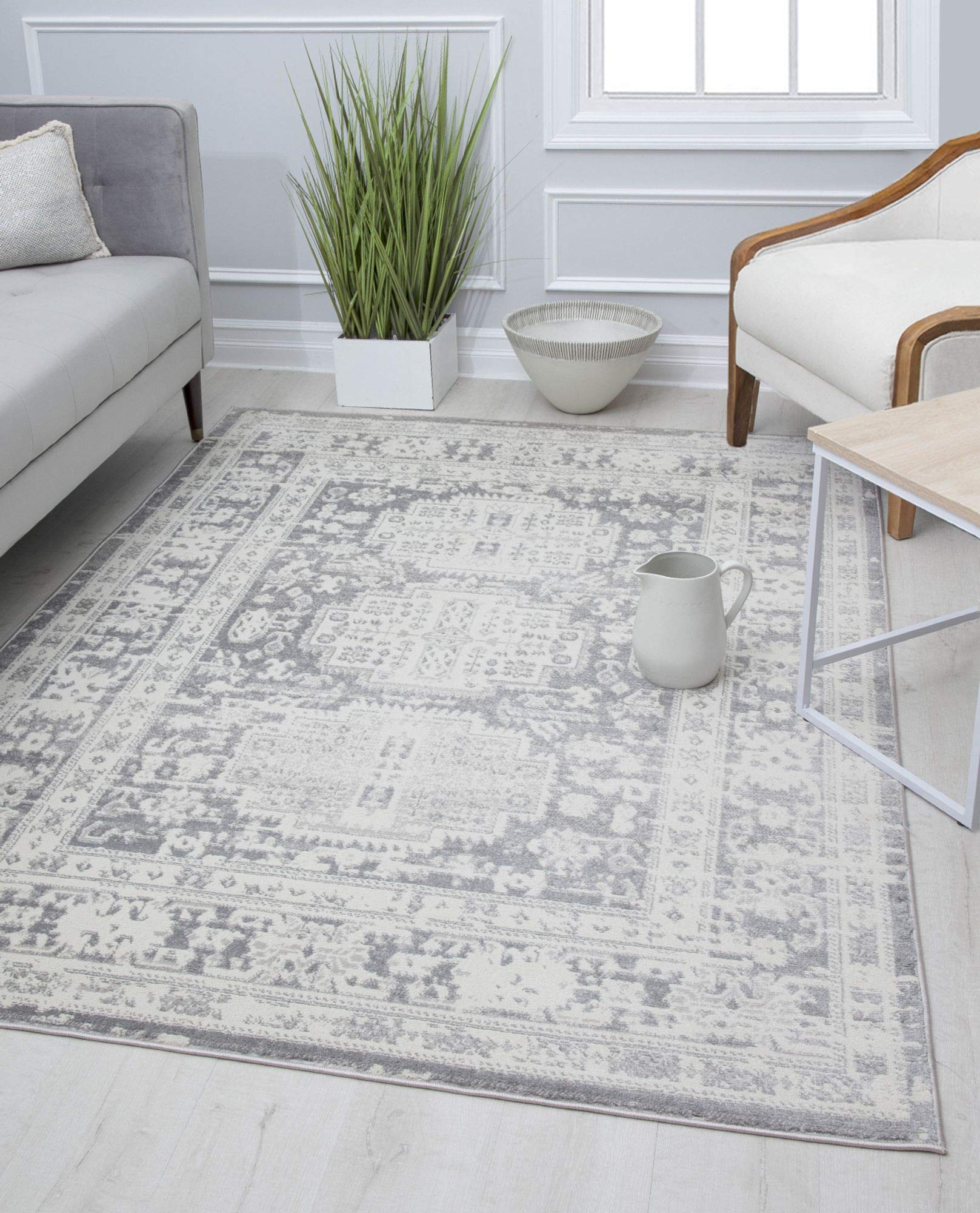 Rugs America Gallagher Collection GL55G Canvas Sundara Vintage Area Rug 2'6