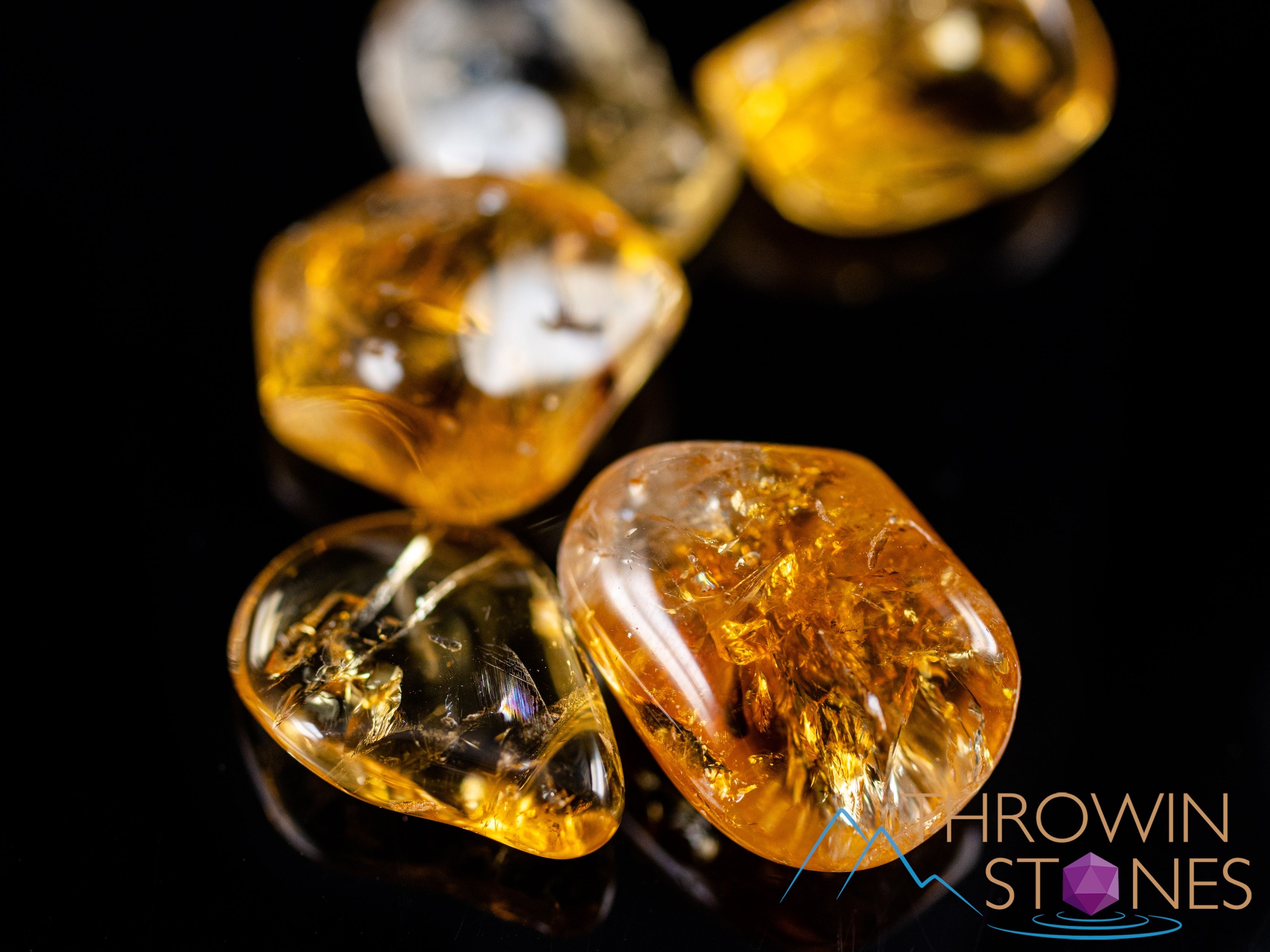 Natural CITRINE Tumbled Stones - Healing Crystals for Self Care, Birthstone Jewelry Making & Energy Balancing | Perfect for Meditation, Home Decor & Spiritual Gifts (E0302)