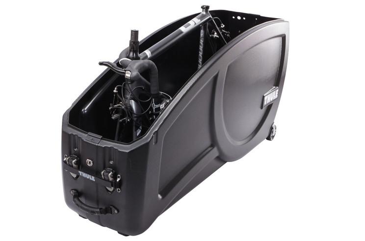 Thule RoundTrip Transition Bike Travel Case - Durable Hard Shell Bicycle Carrier for Airplane & Road Trips - Perfect for Cycling Enthusiasts & Travelers - Black