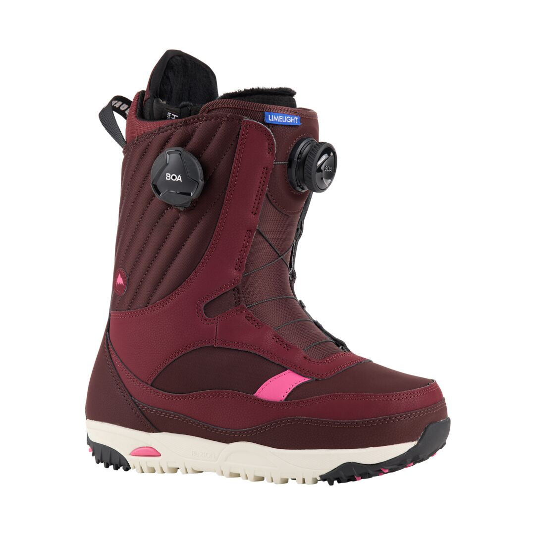 Burton Women's Limelight Boa Snowboard Boots 2024 - Comfortable & Supportive Snowboarding Boots for Women - Perfect for All-Mountain Riding & Freestyle Snowboarding