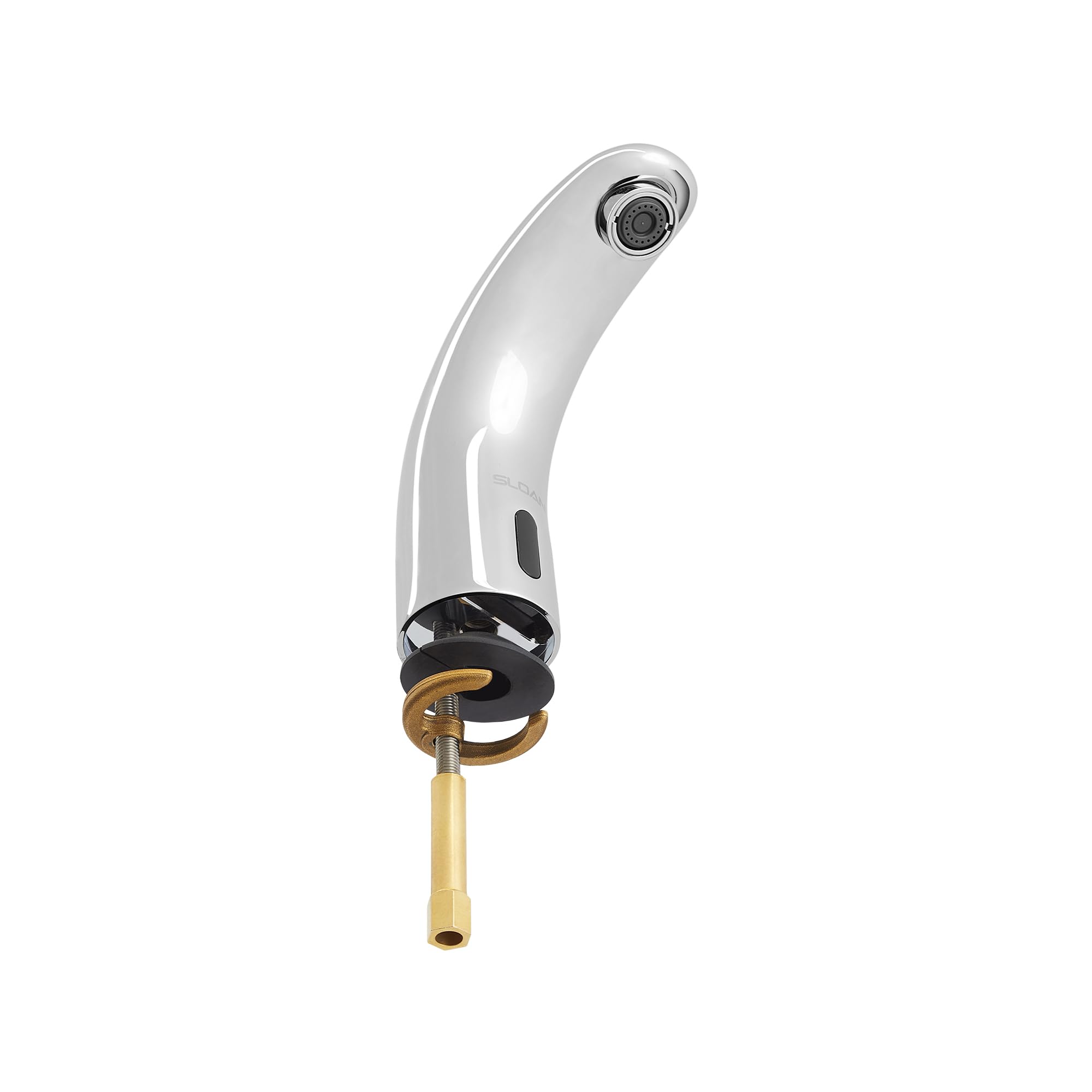 Commercial Grade Sloan SF-2400 Sensor Activated Touch-Free Faucet - 0.5 GPM Flow Rate, Deck-Mounted Design with Polished Chrome Finish (Model 3362130) - Ideal for Restaurants, Hospitals, and Public Restrooms