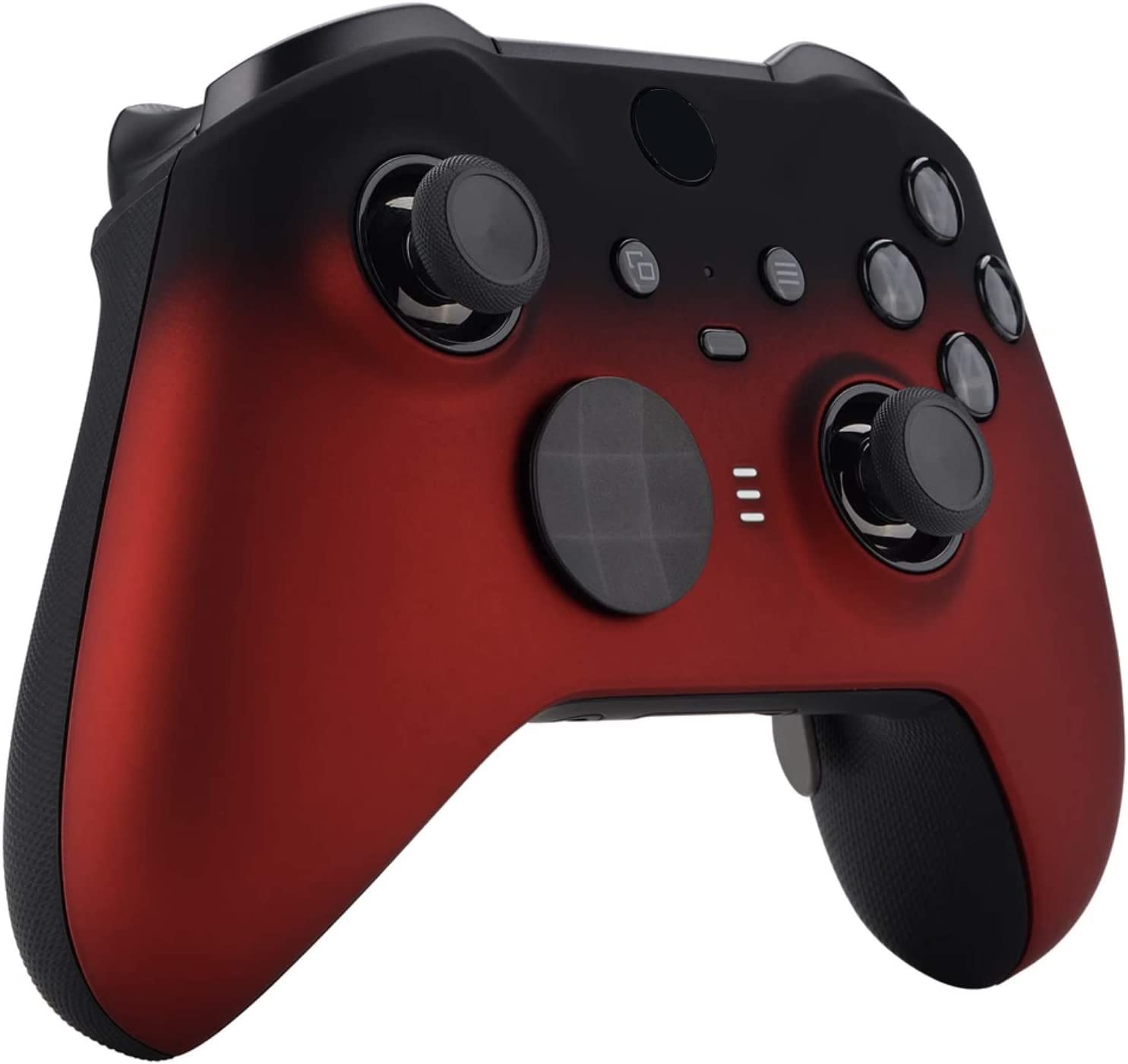 Custom Elite Series 2 Controller for Xbox One & Series X/S - Red & Black Fade Design - Premium Gaming Accessory for Competitive Play & Streaming