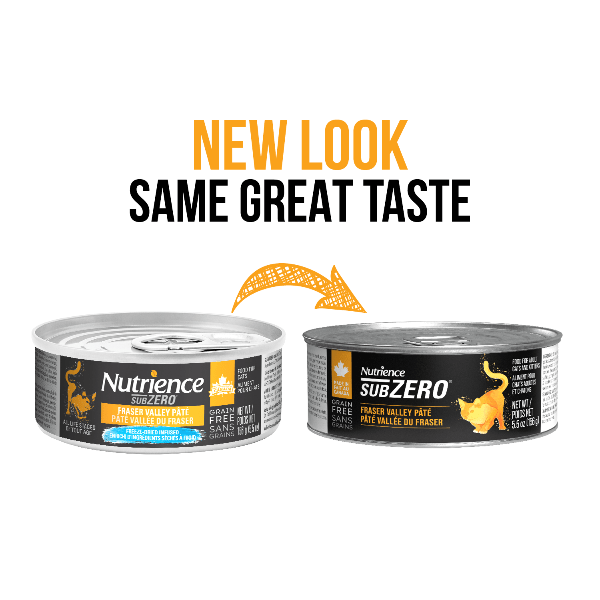 Nutrience SubZero Fraser Valley Pate Canned Cat Food - Grain-Free, High Protein Wet Cat Food for Adult Cats - Perfect for Picky Eaters & Indoor Cats