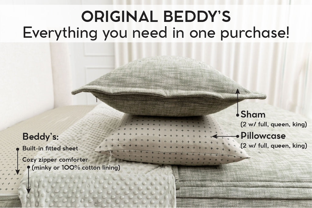 Remington Luxe Beddy's - Ultra Soft & Cozy Bedding Set for All Seasons | Perfect for Home, Dorm, or Travel Use