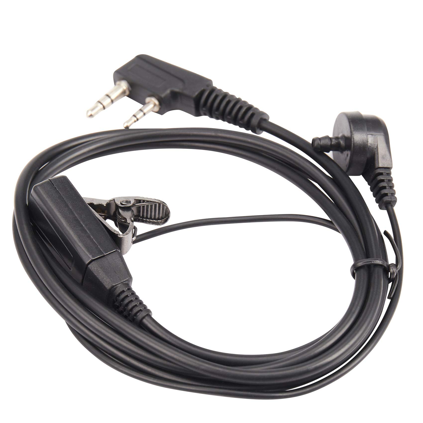 10PCS Acoustic Tube Earpiece Headsets for Motorola 888S, 5R, 82 Walkie Talkies - Clear Communication Accessories for Security, Construction & Outdoor Activities