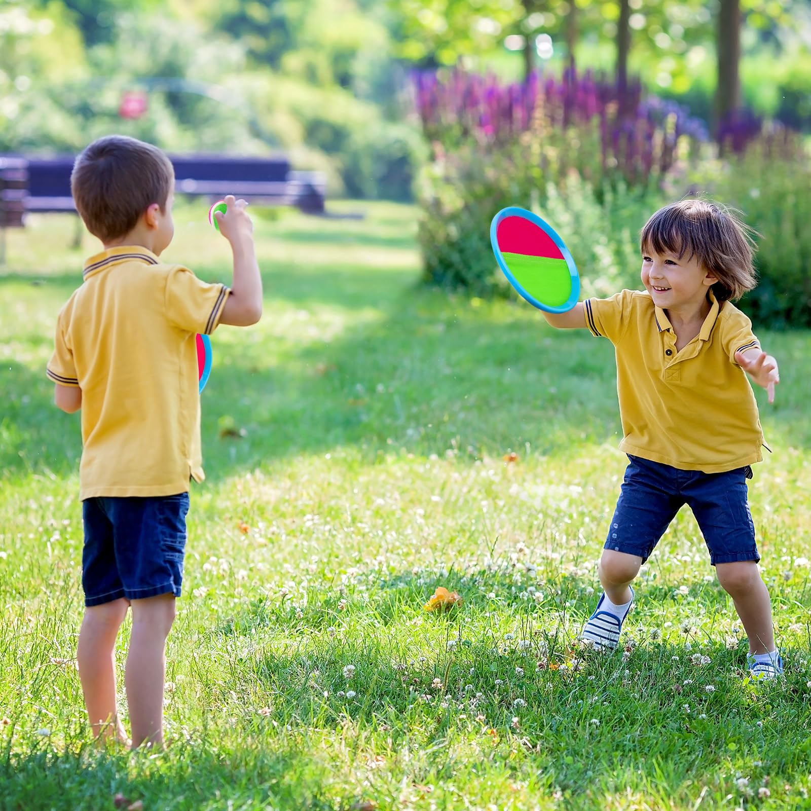 **Best Kids Toss and Catch Game Set - Outdoor Beach & Pool Toys for Ages 4-8 - Fun Easter Basket Stuffers & Family Yard Games for Kids & Adults - Perfect for Backyard, Picnic, and Beach Play**