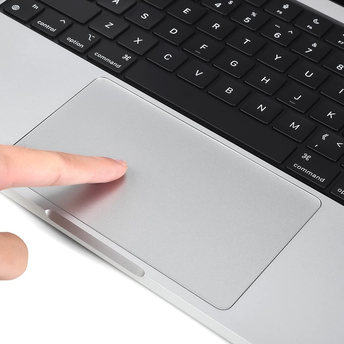 2-Pack Clear MacBook Pro 14 Inch Trackpad Protector Cover for 2024-2021 Models (M4/M3/M2/M1 Pro/Max) - Anti-Scratch, Waterproof Touchpad Skin - Compatible with A3112, A3401, A3185, A2918, A2992, A2442, A2779 - Perfect for Office, Travel & Daily Use Protection