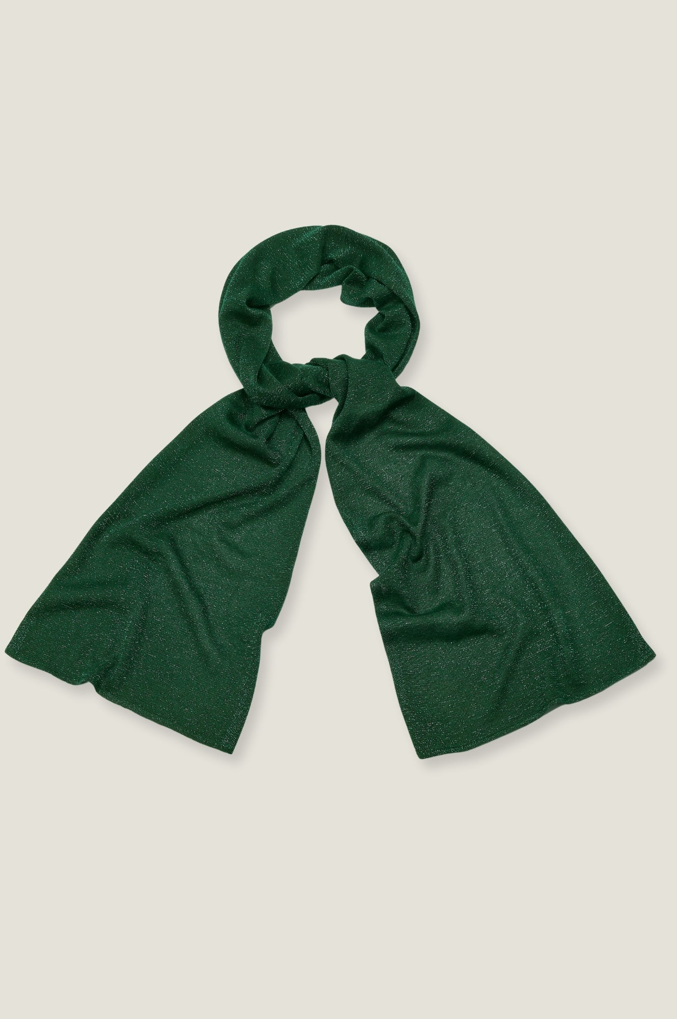 Lurex Scarf for Women - Soft & Shiny Green Metallic Wrap - Perfect for Parties, Weddings & Evening Events