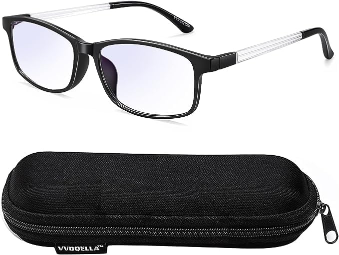 Blue Light Glasses for Men, 3-Pack Anti Glare Computer Glasses - Gaming & Office Use