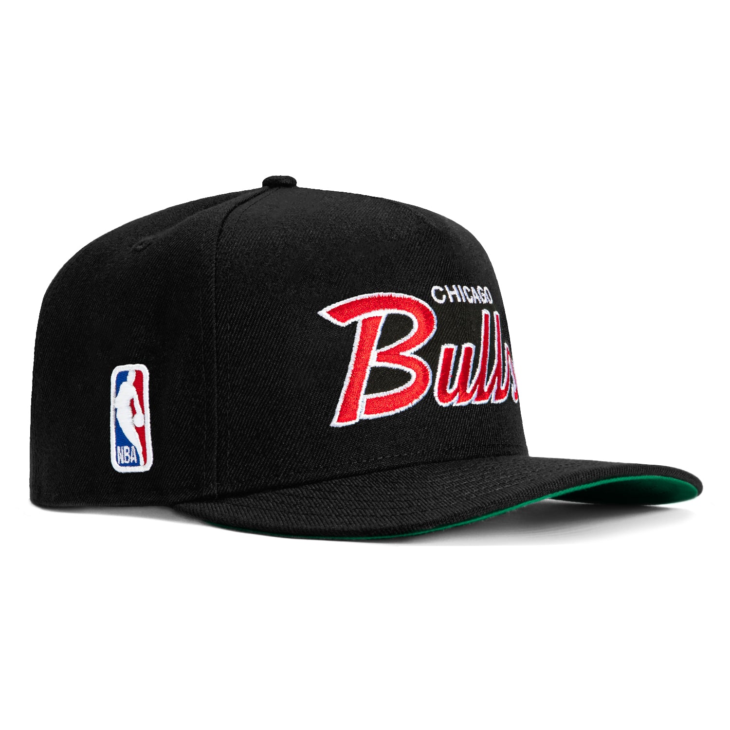New Era 9Seventy Chicago Bulls Script Stretch Snapback Hat - Black | Official NBA Licensed Cap for Men & Women | Perfect for Basketball Games, Streetwear Fashion & Sports Fans