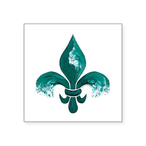 White - Tulane Fleur De Lis Sticker
