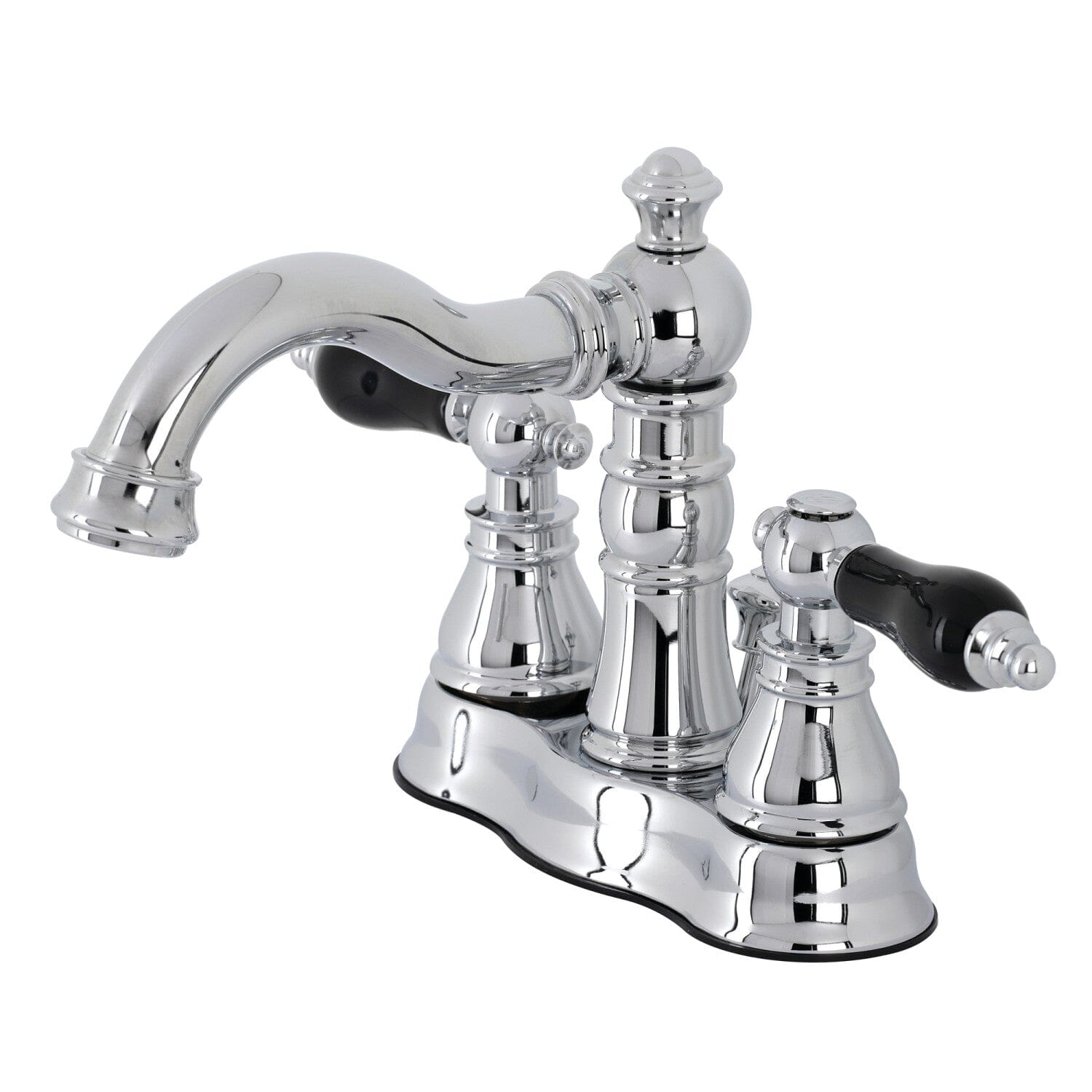 Duchess Double Handle 3-Hole Deck Mount 4 Inch Centerset Bathroom Faucet with Brass Pop-Up Drain - Perfect for Modern Bathroom Vanities and Sink Upgrades