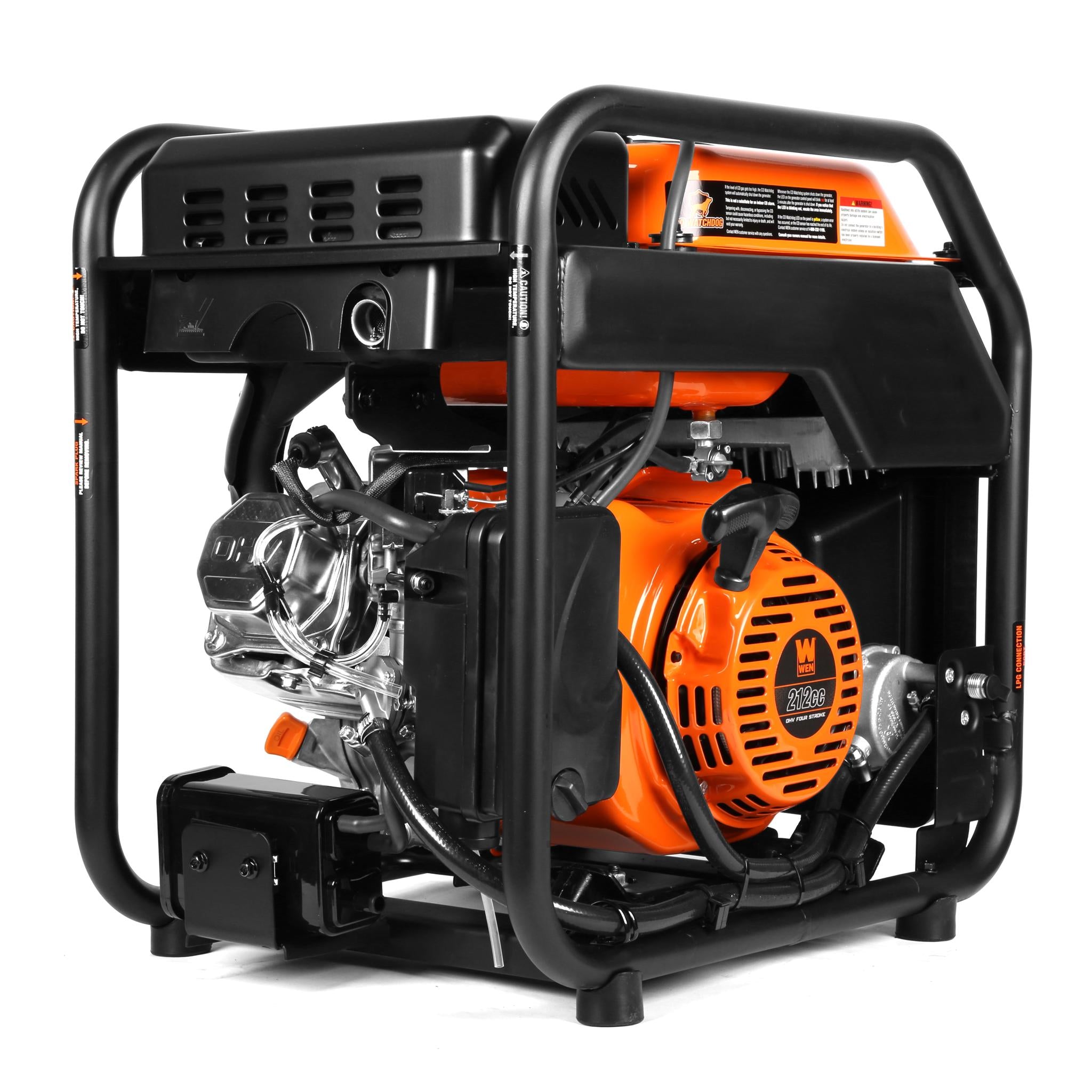 WEN DF402iX 4000W Dual Fuel Inverter Generator with CO Shutdown - RV Ready Portable Power for Camping, Emergencies & Outdoor Activities