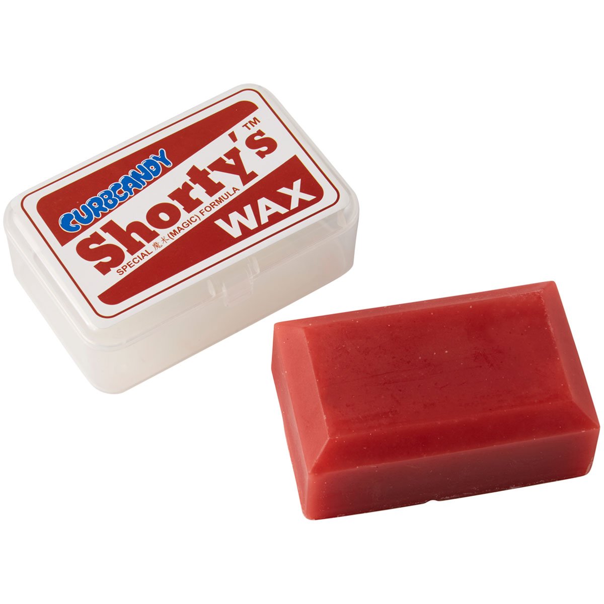 Shorty's Curb Candy Large Bar Skate Wax - Premium Skateboard Wax for Grinds, Slides & Rails - Perfect for Street Skating & Park Tricks