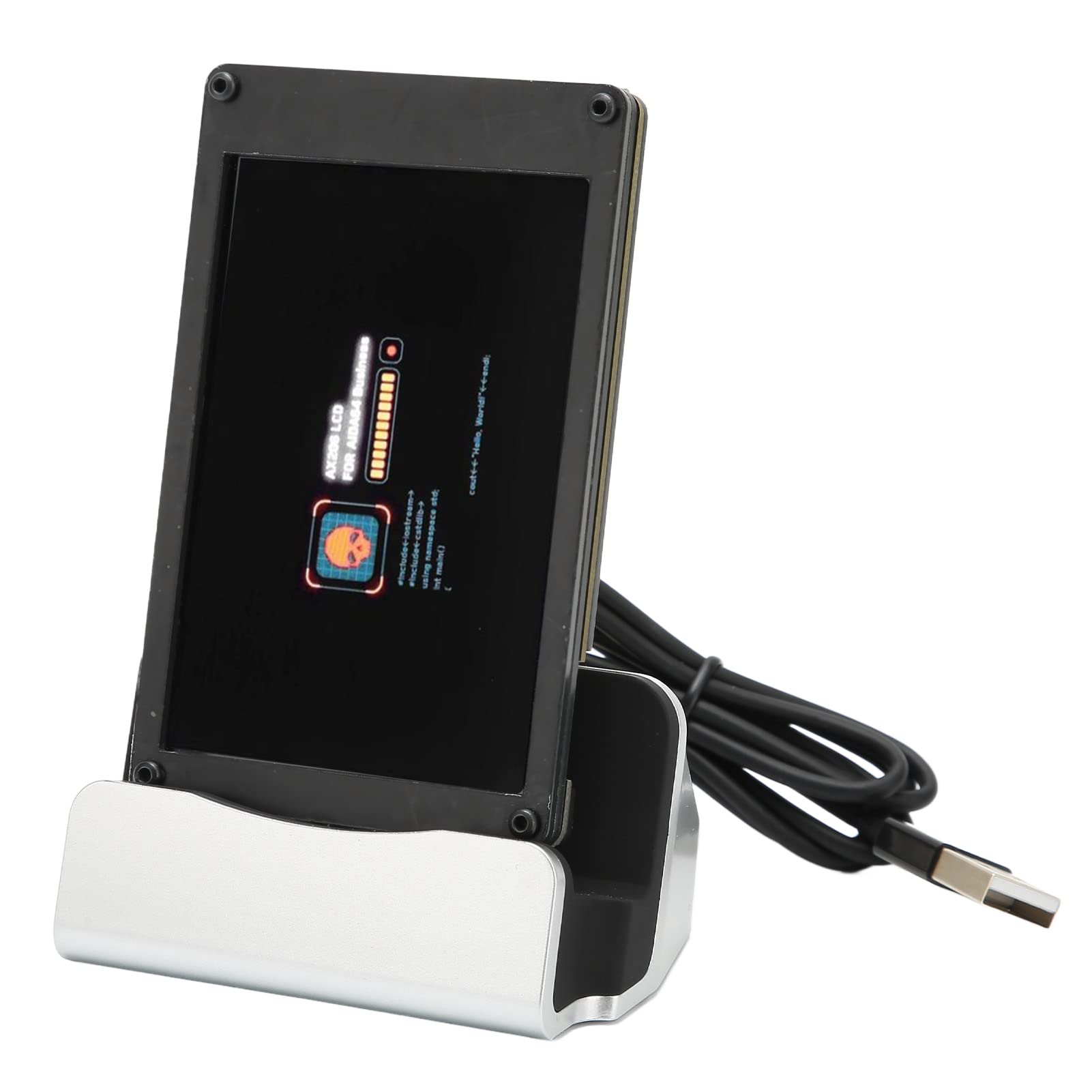 3.5 Inch IPS USB Mini Screen - PC Temperature Monitor for CPU, RAM & HDD - AIDA64 Compatible USB-C Secondary Display for Computer Case | Perfect for Gaming Rigs, Workstations & DIY PC Builds