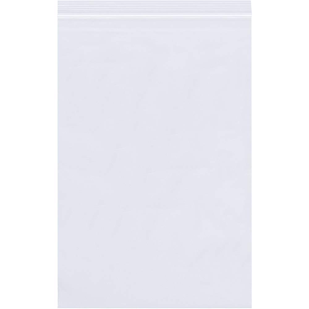 6 x 36 Inch 4 Mil Resealable Poly Bags - Clear Plastic Storage Bags for Food, Crafts, Jewelry & Small Parts Organization