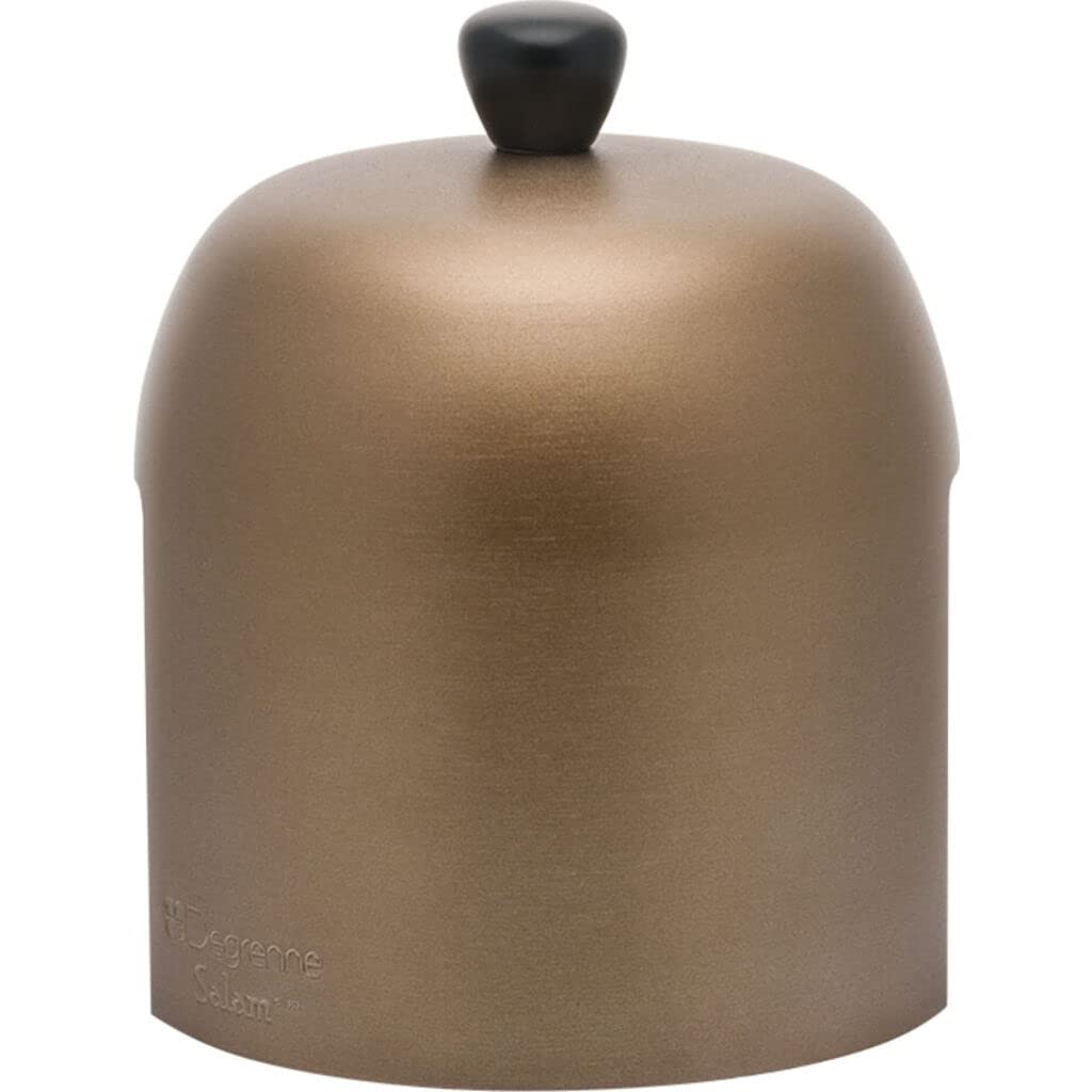 Premium French Porcelain Teapot with Bronze Aluminum Lid - 24oz (4 Cup) Ceramic Tea Kettle with Removable Infuser for Loose Leaf Tea - Elegant Black Design for Afternoon Tea, Tea Parties & Home Decor