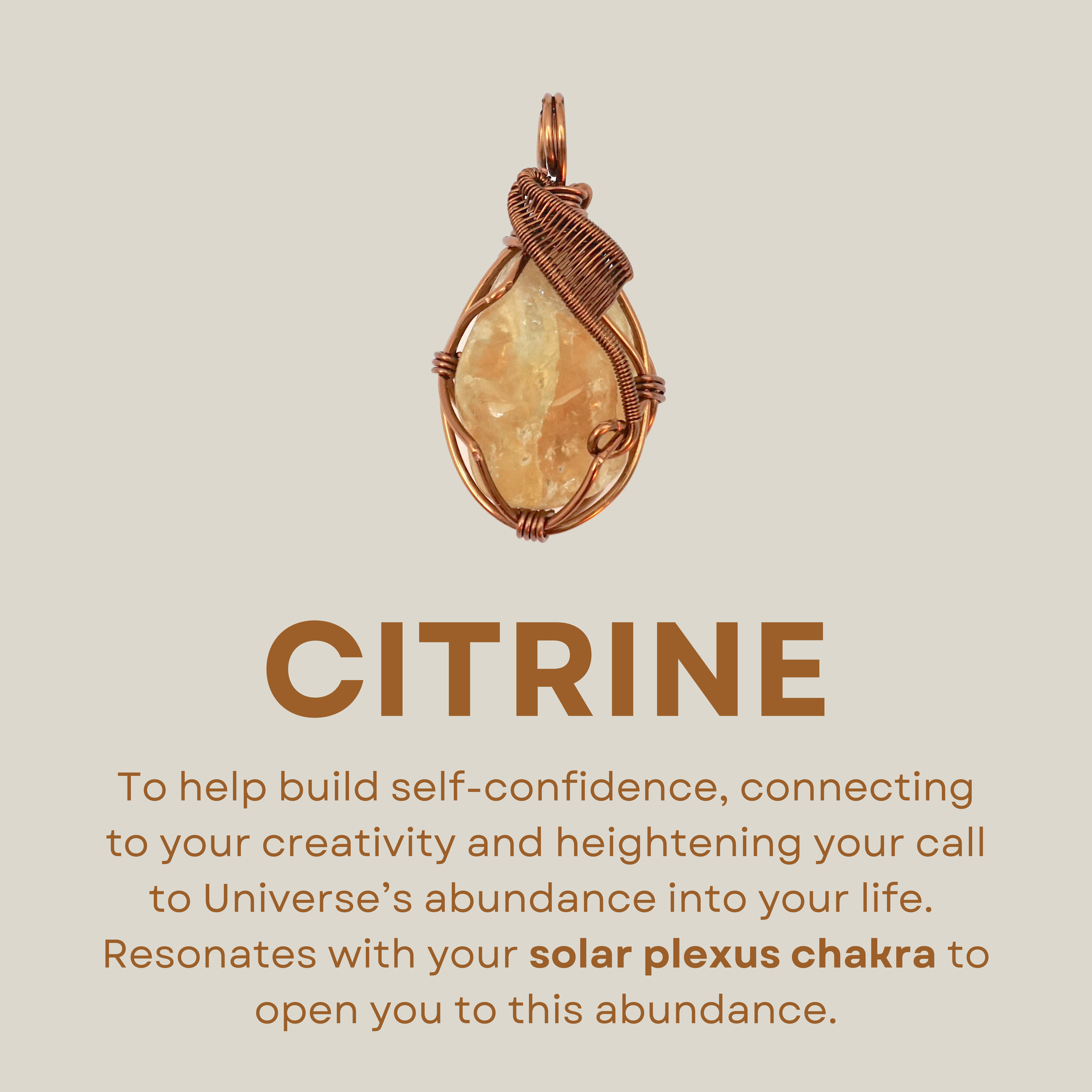Antique Bronze Citrine Pendant Necklace for Women - Elegant Bohemian Jewelry for Parties, Weddings & Everyday Wear